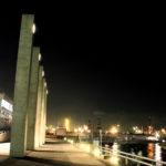 夜の大阪港