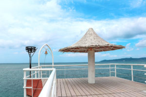 石垣島　フサキビーチの桟橋
