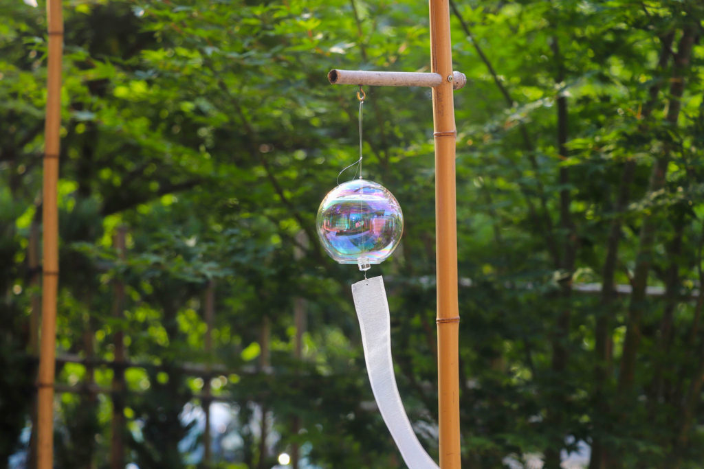 京都 宇治 正寿院　庭の風鈴