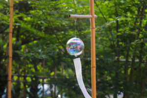 京都 宇治 正寿院　庭の風鈴