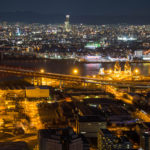 コスモタワー展望台から見た大阪の夜景