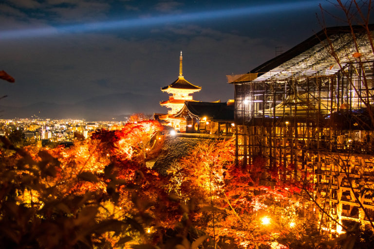 京都清水寺 三重塔